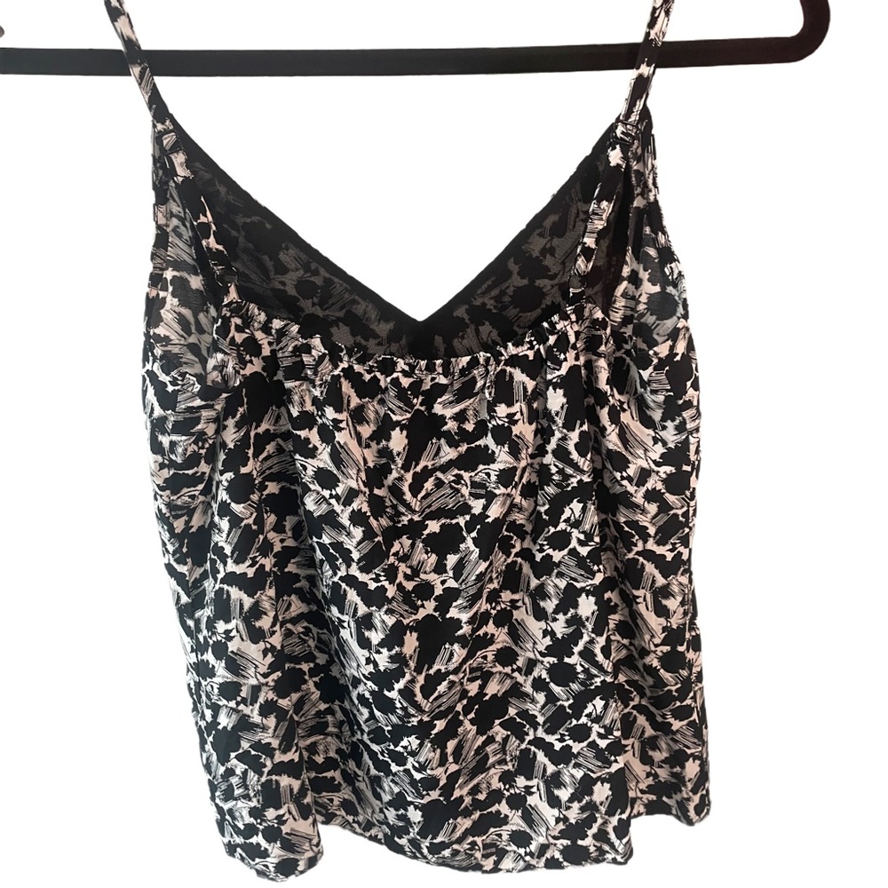 Madewell Black and White Patterned Cami - Picture 4 of 10